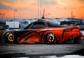  tuning, mazda rx7, virtual tuning