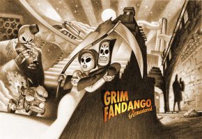  Grim Fandango, remastered, scythe, adventure, games, , 