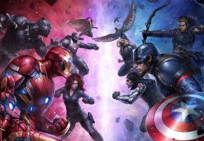  Captain America: Civil War,  : , , Art, JeeHyung lee, Spider Man, Iron Man, Captain America, Ant-Man