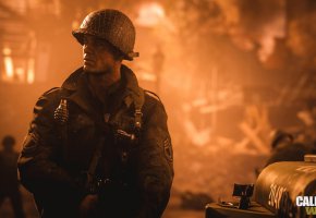  Flame, WW2, Soldier, Call of duty, COD14, , Foreground