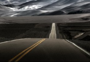  , , , , road, evening, desert, dunes