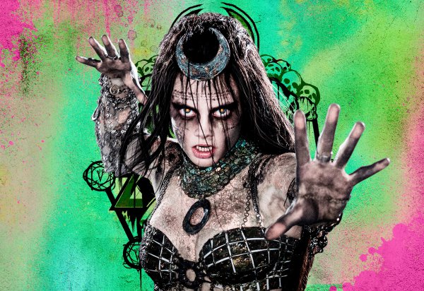 Обои картинки фото Кара Делевинь, Cara Delevingne, Suicide Squad, Отряд самоубийц, Джун Мун, Чародейка, постер